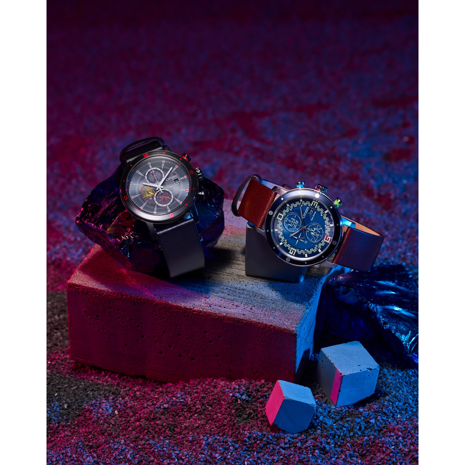Reloj Citizen Darth Vader Negro vivos rojos edición especial Star Wars para caballero CA0769-04W | Elegancia Relojeria